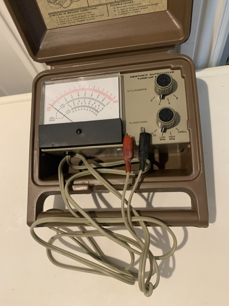Vintage Heathkit model ID 29 in plastic carry case Untested