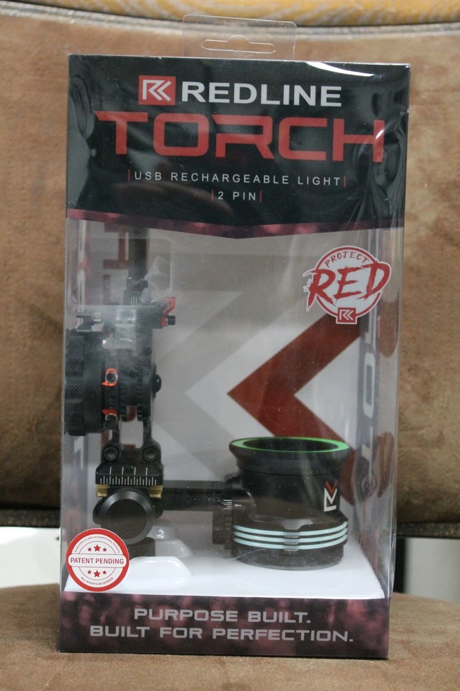 Redline Torch - RH - 2 Pin - USB Rechargeable Light