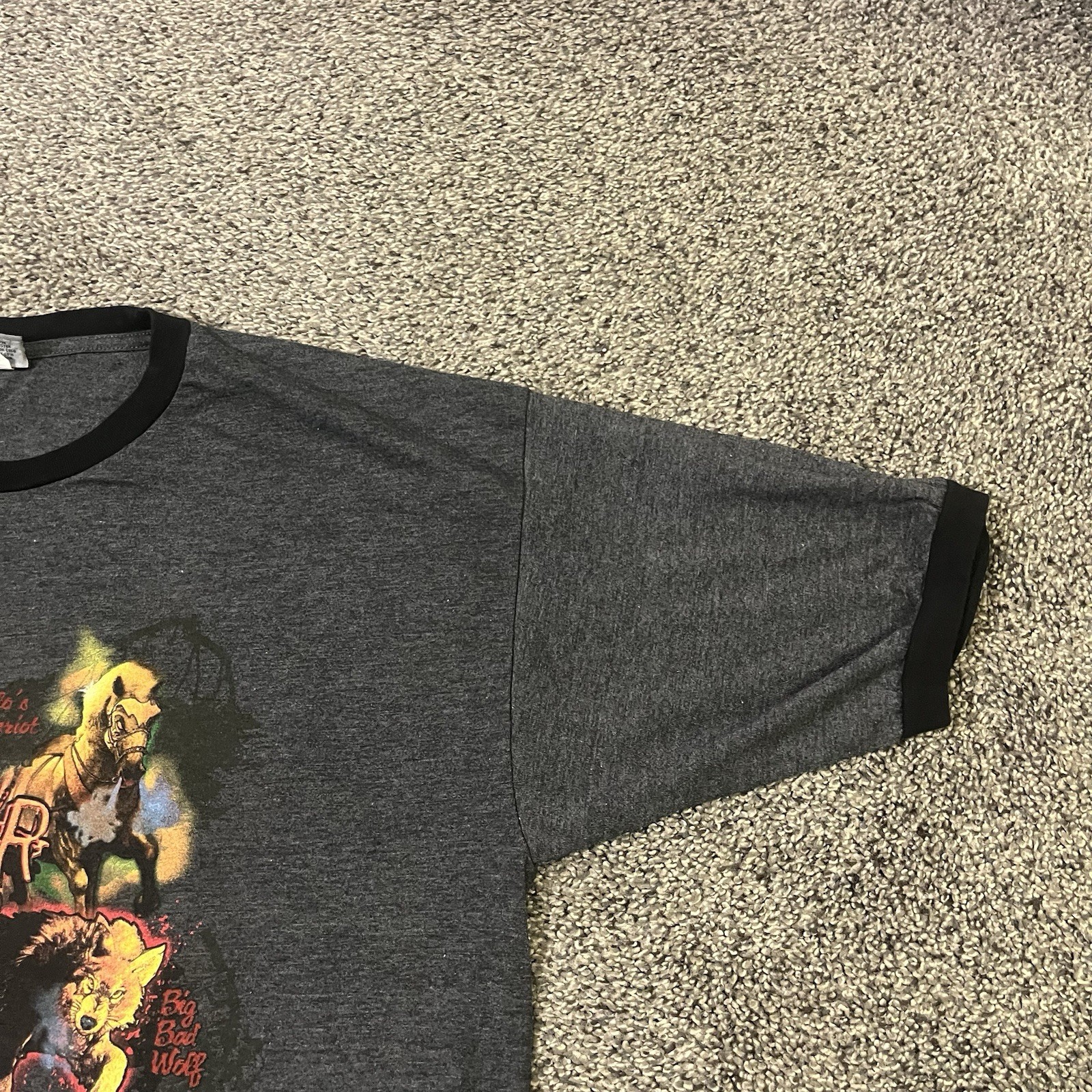 Vtg Fear The Four 4 Busch Gardens Roller Coaster Shirt Lochness Wolf Apollo XL