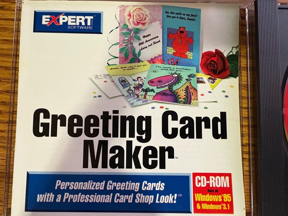 Expert Greeting Card Maker PC CD Software