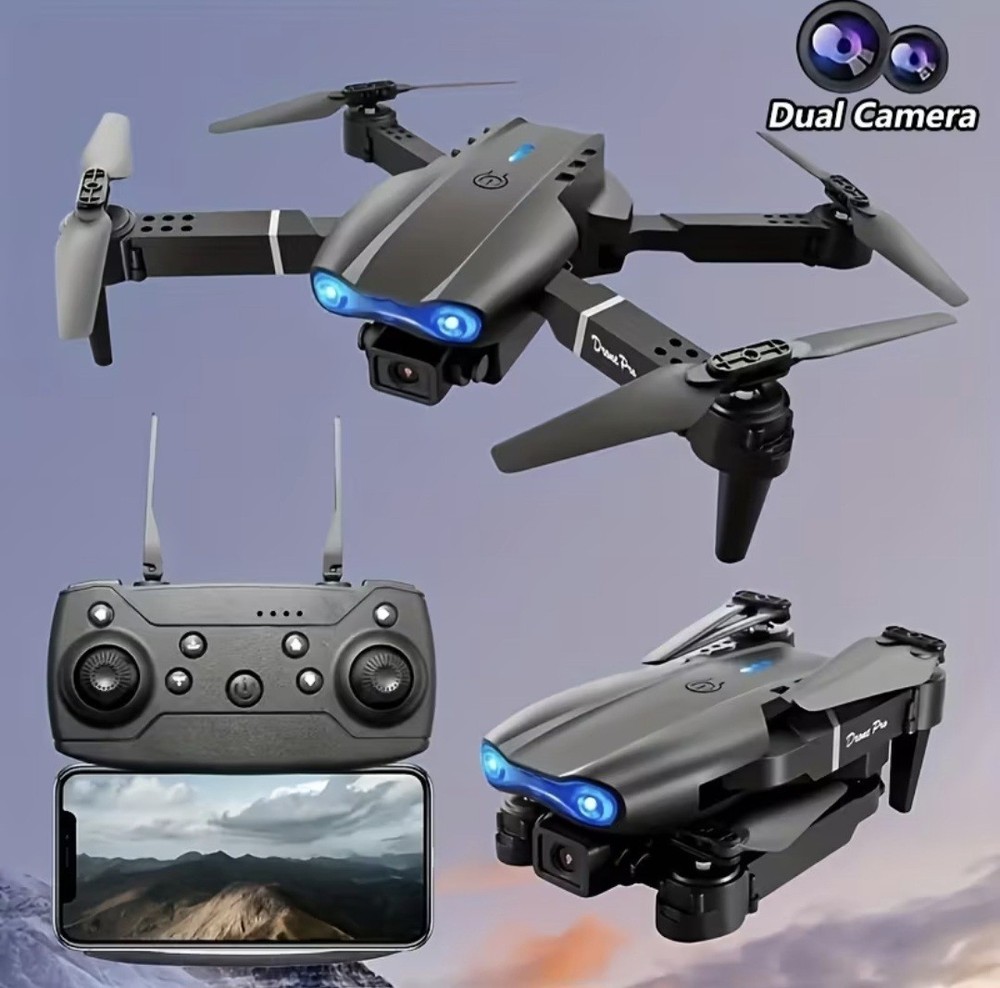 E99 Drone With Camera, Foldable RC Quadcopter Drone,Remote Control Drone