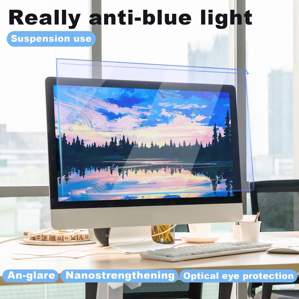 Anti Blue Light Screen Filter, Universal Blue Light Blocking Screen... Fast Ship