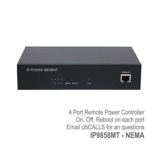 Aviosys IP9858MT PRO 9858 4 Port Web Power Switch w AutoPing IOS Android DLI-