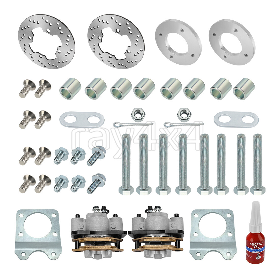 Front Disc Brake Conversion Kit for Honda TRX300FW 4x4 FourTrax 300 1992 - 2000