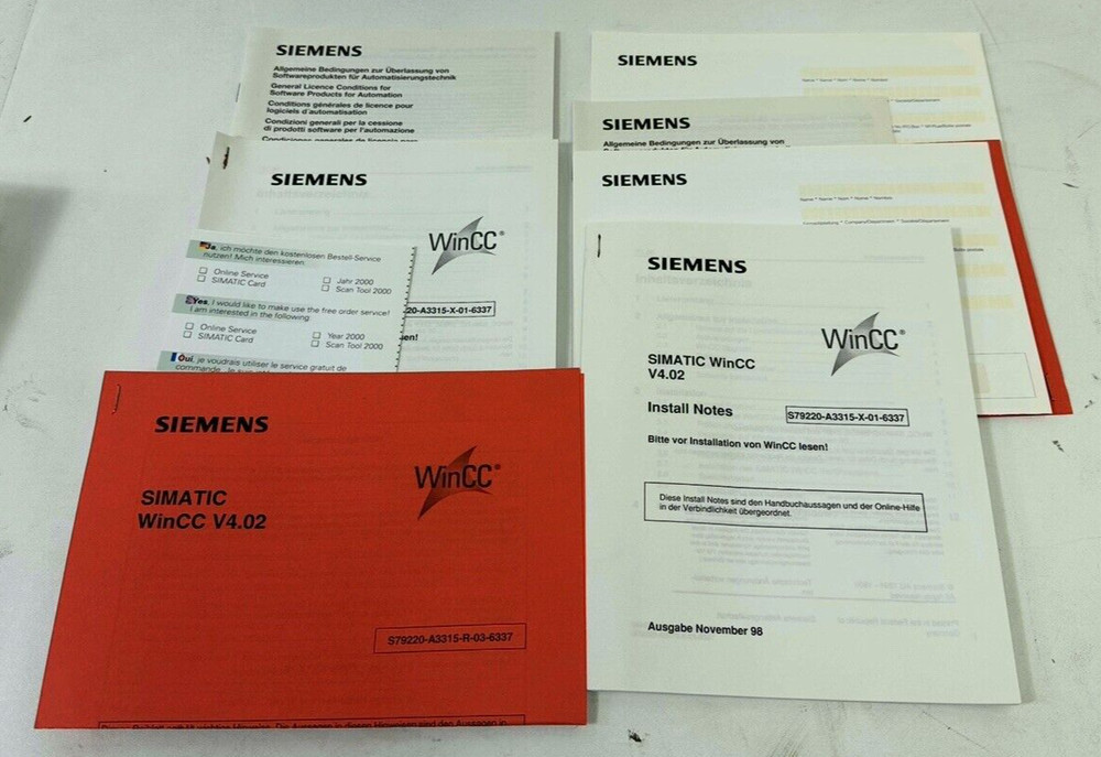 Siemens WinCC | 6VA6381-1BC04-0BX0 Simatic Software | RT 128 V4.02