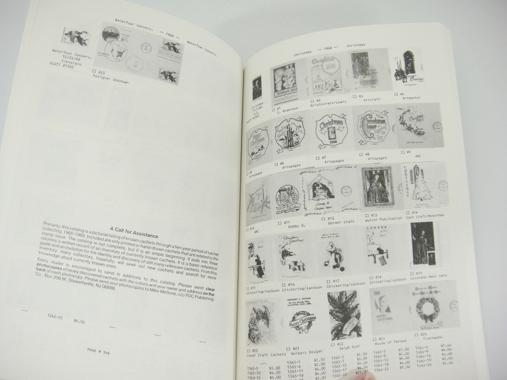 Mellone's Specialized Cachet Catalog of FDCs of the 1960s Volumes 1-3 Complete