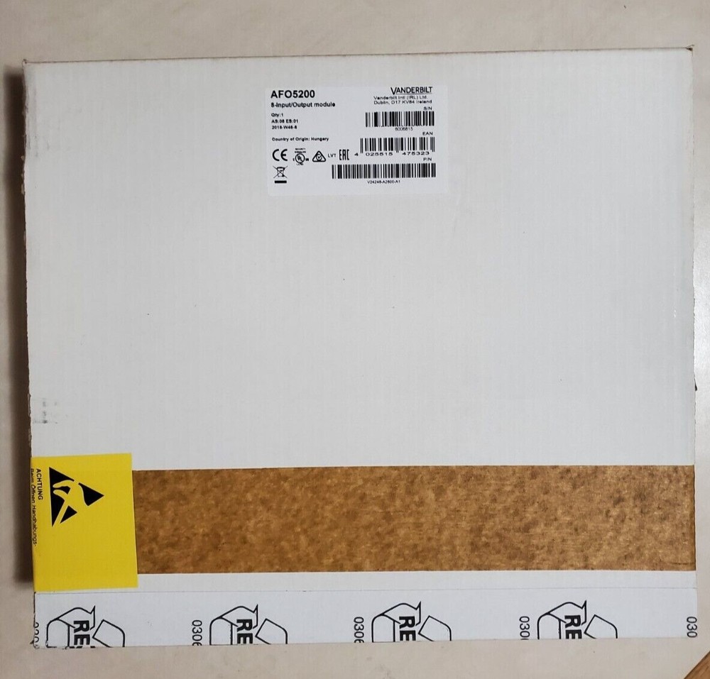 Vanderbilt AFO5200 8-Input/Output Module - Sipass - Siemens - Access Controls