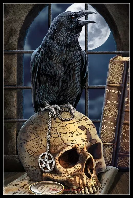 Salem's Familiar - Chart Counted Cross Stitch Patterns Needlework DMC Color