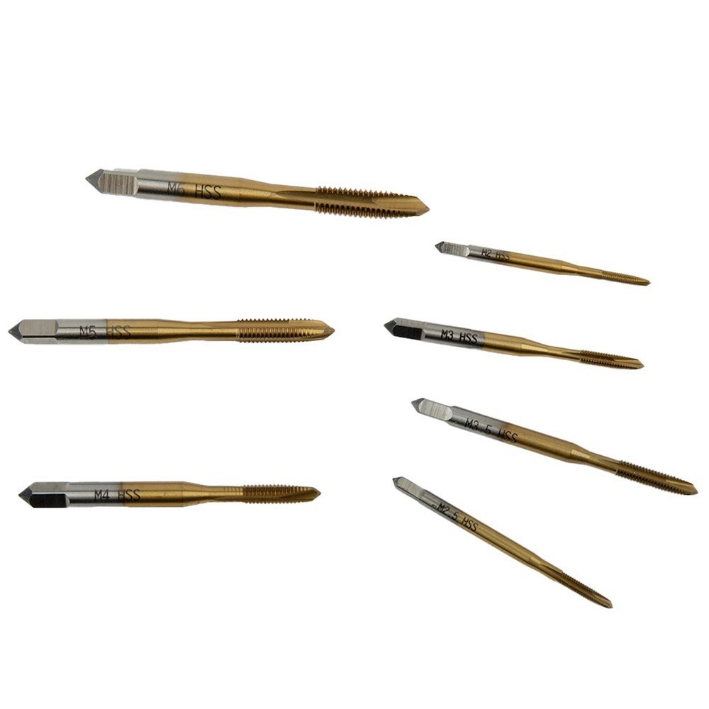 Thread Taps Hand Tool HSS High Temperature M2-M6 Machine Screw Tapping