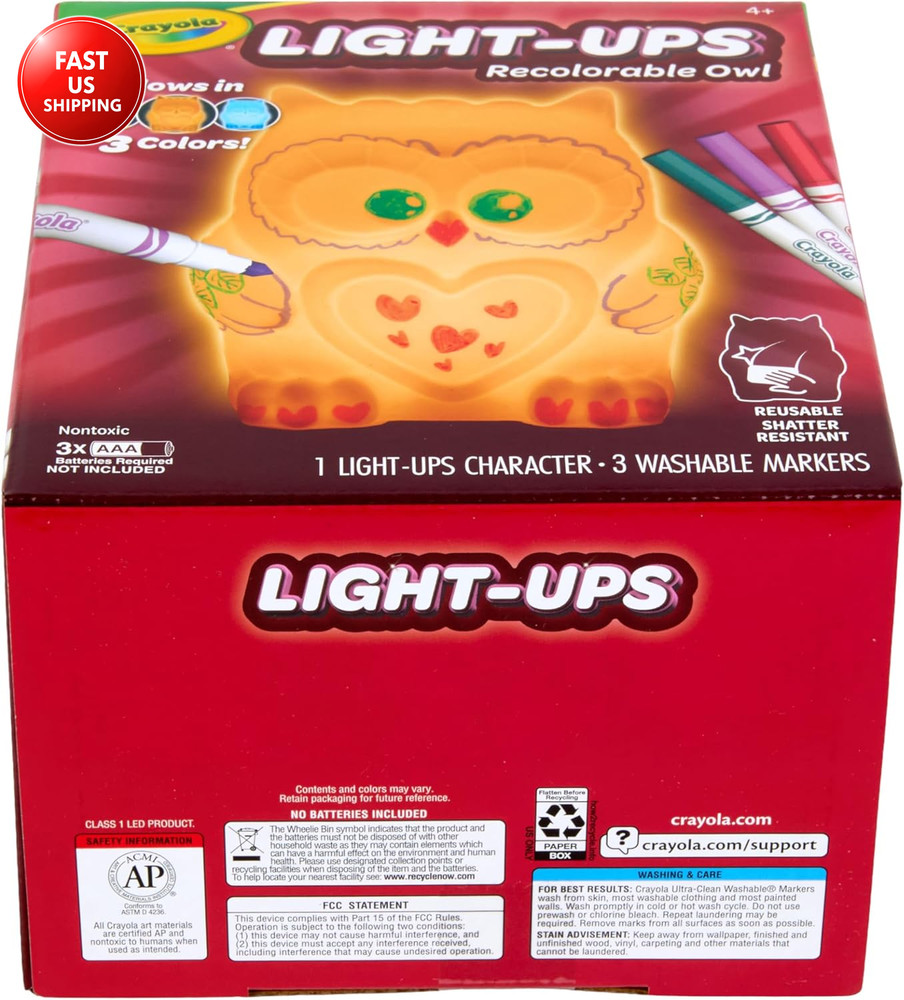 Light up Character, Owl