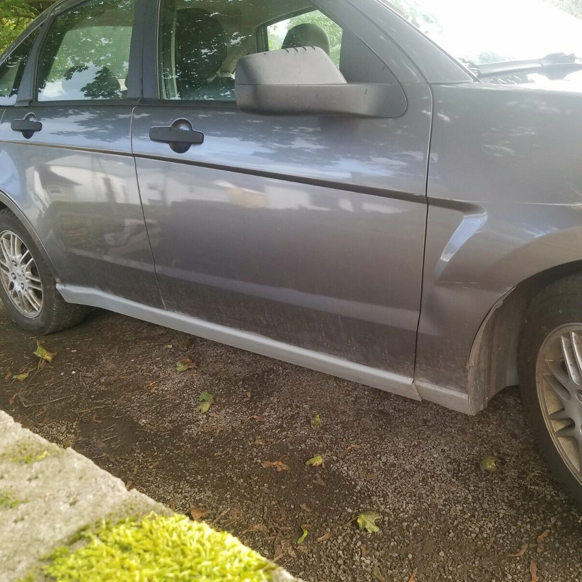 For Ford Focus 4 door 2008-2011 2010 Slip-on Rocker Panels Left+Right Steel