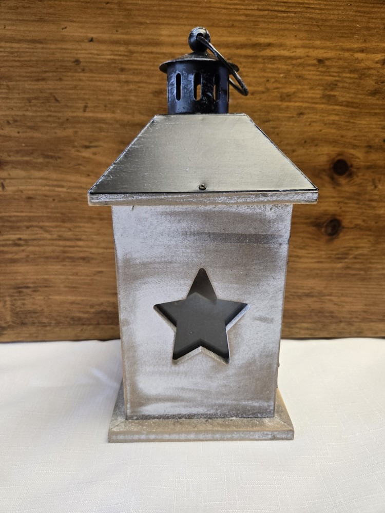 White Lantern with Country Star White