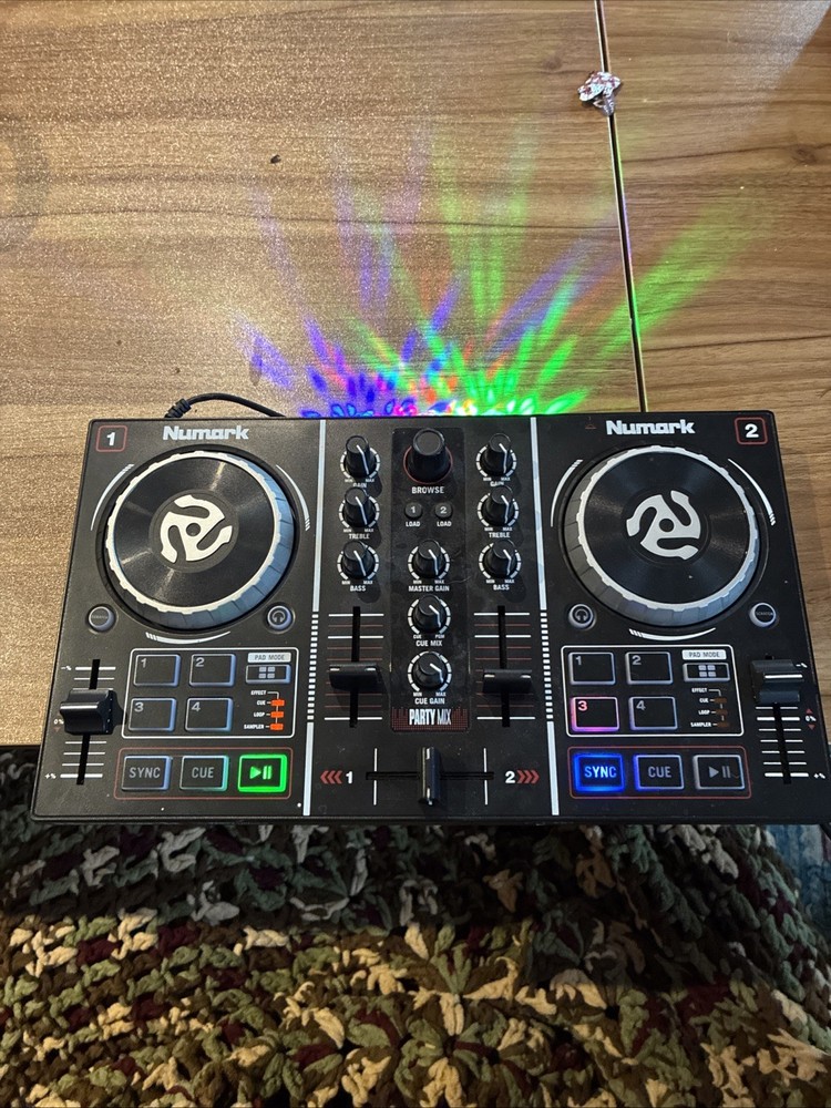 Numark Party Mix DJ Controller With Built-in Light Show