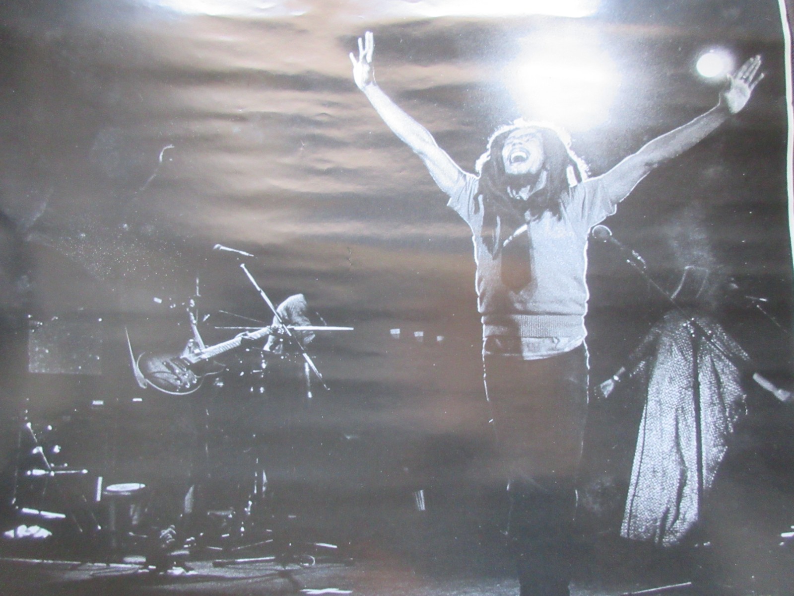 Bob Marley Live ! Japan Poster The Wailers Reggae