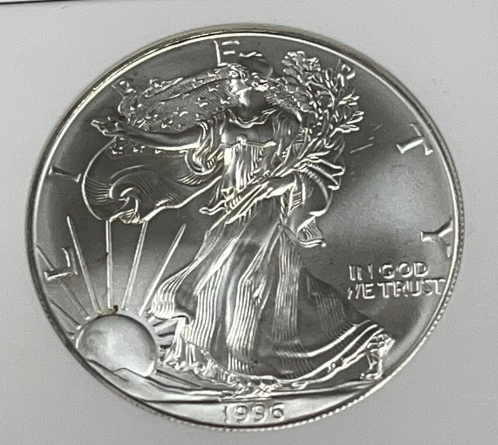1996 1 oz American Silver Eagle NGC MS 69