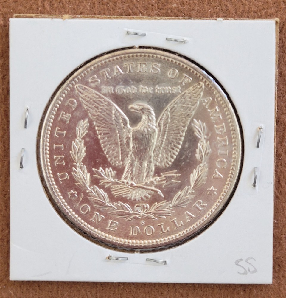 1890 S Morgan Silver Dollar UNC