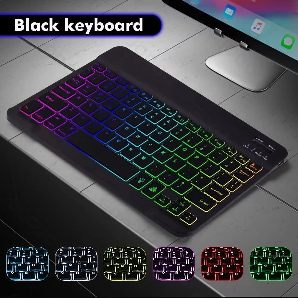 Bluetooth Keyboard and Mouse for Apple iPad - Rechargeable Wireless Keyboard