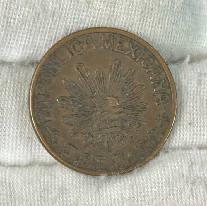 1915 Mexico 5 Centavos Coin