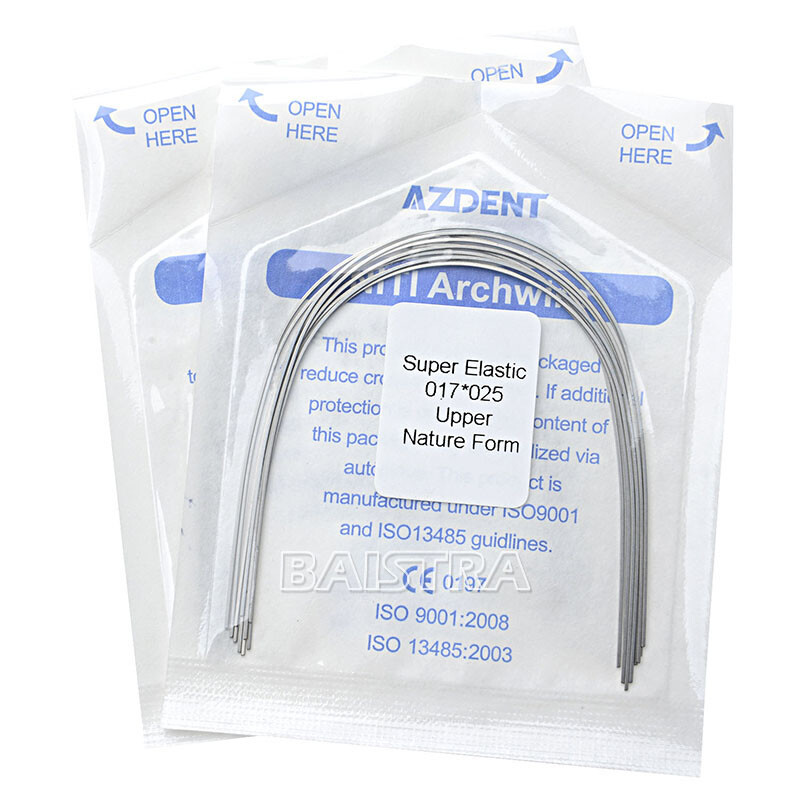 AZDENT Dental Orthodontic Super Elastic Niti Nature Form Rectangular Arch Wires