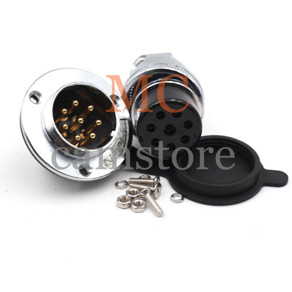 GX30 8Pin Panel Mount Aviation Plug & Socket Circular Multipole Connector 10A