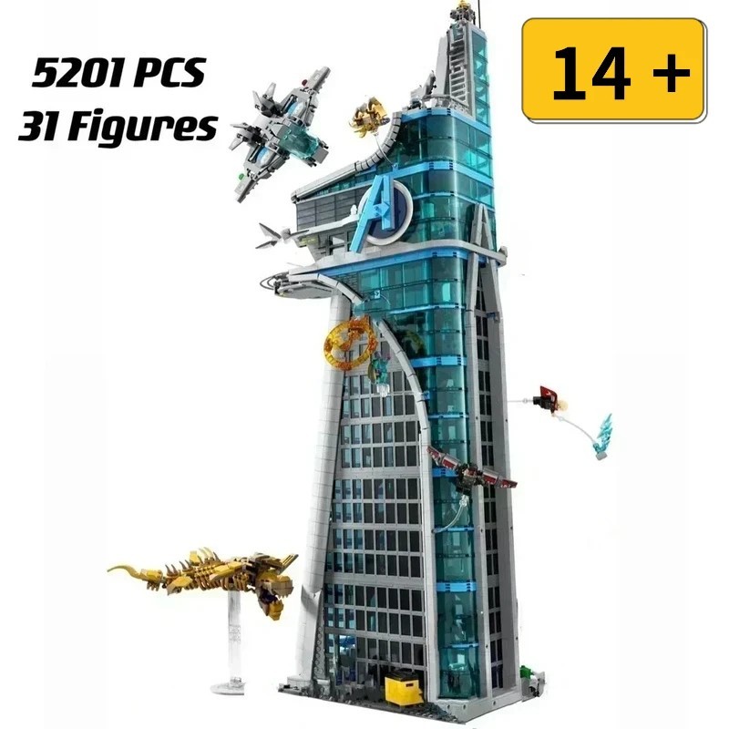 NEW MOC 76269 pcs 5201 Avengers Tower - Marvel Building Block Toy Gift Set