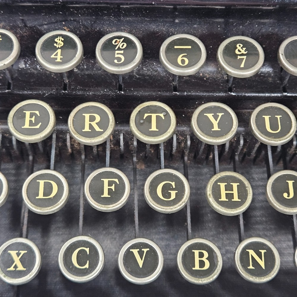 1930s Corona Junior Model S Great Depression Typewriter With Case