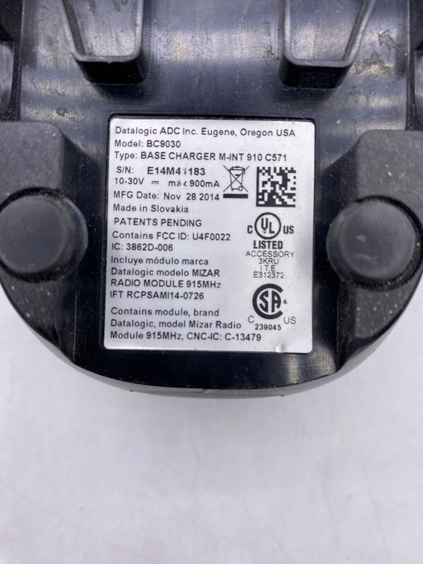 DATALOGIC BC3090 POWERSCAN CHARGER DOCK DOCKING BASE