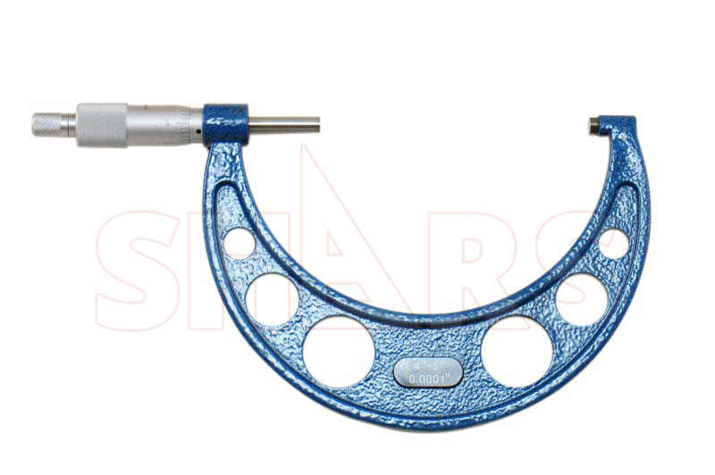 SHARS 0-6" SOLID METAL FRAME MICROMETER SET NEW R}