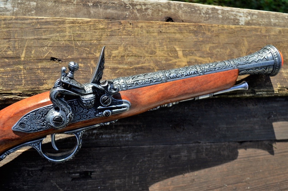 18th Century English Flintlock Blunderbuss - Pirate - Non-Firing Denix Replica