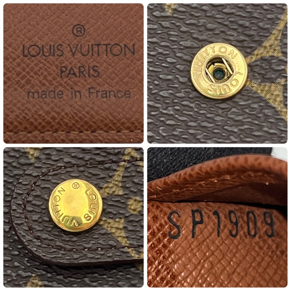 Louis Vuitton Agenda PM R20005 Notebook Cover Monogram Day Planner Auth B352