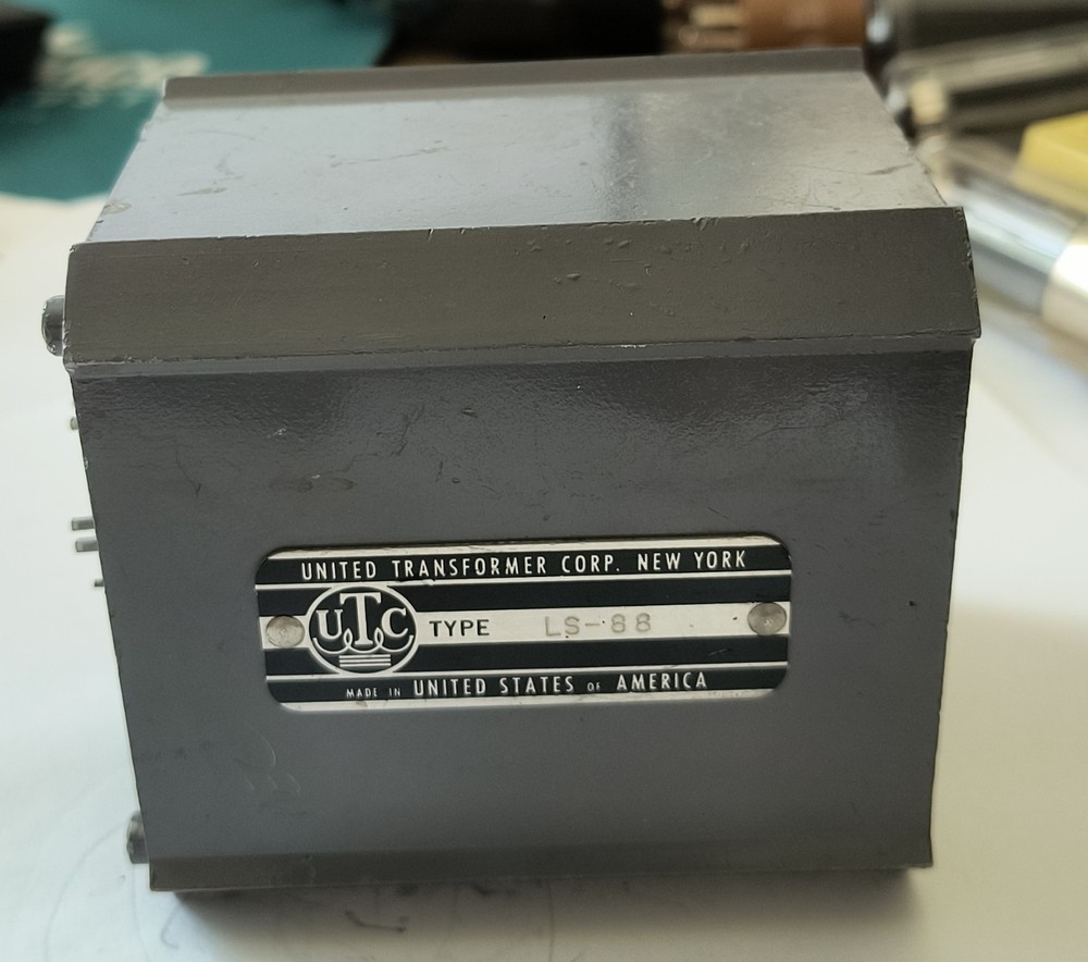 UTC LS-88 Transformer Audio Transformer Rare Vintage