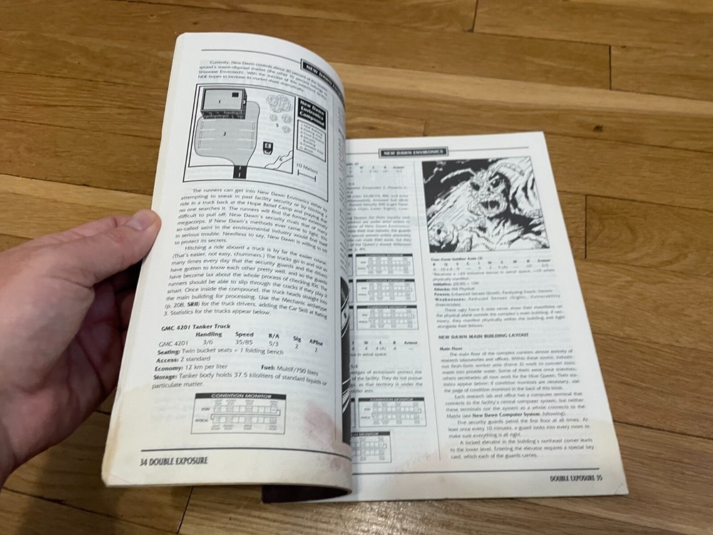 Shadowrun RPG Double Exposure FASA