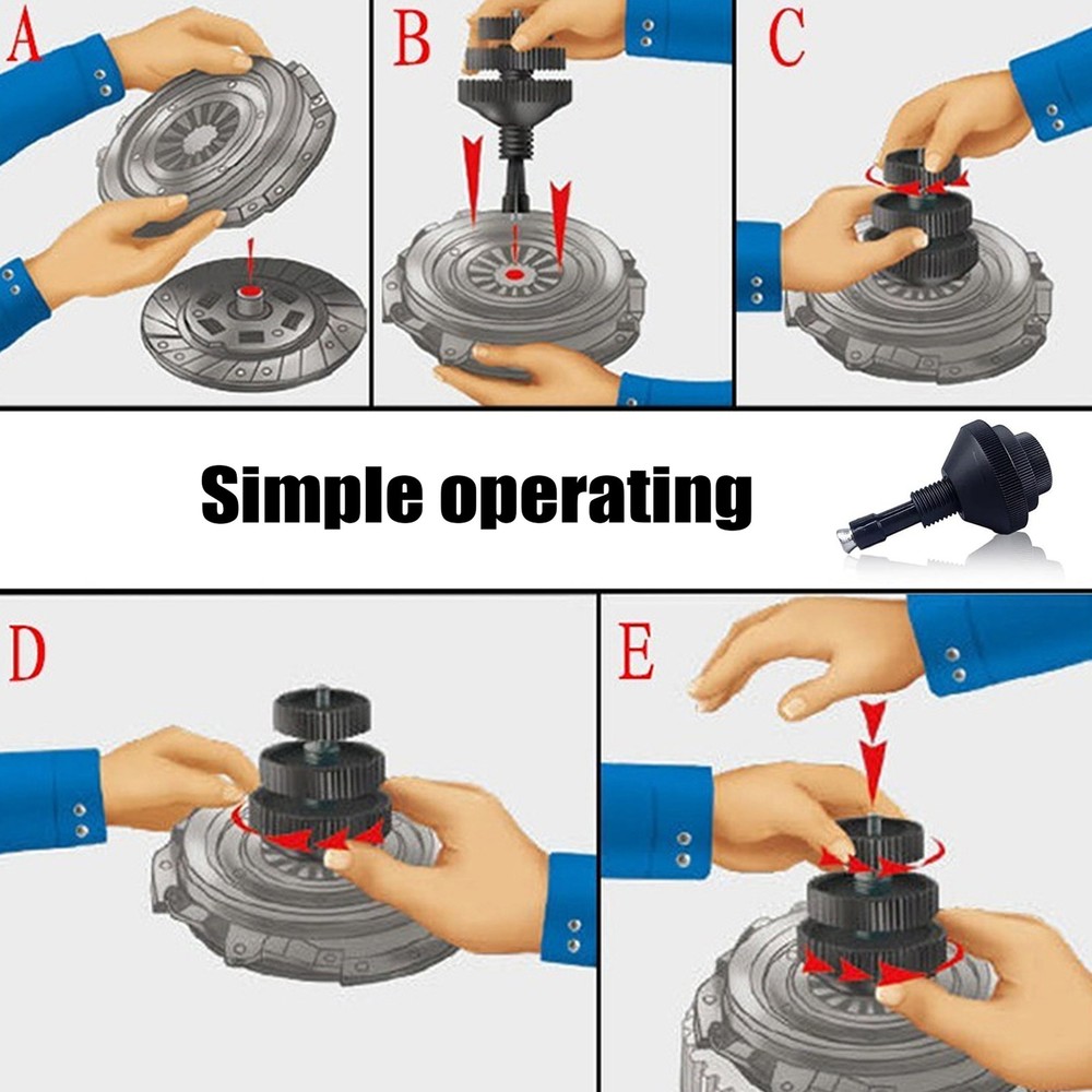 Auto Clutch Plate Correction Tool Clutch Centering Calibration Alignment Kit