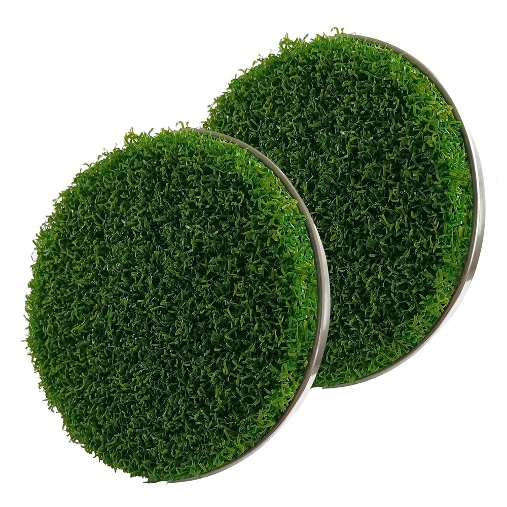 Golf Hole Cup Putting Green for Backyard Practice - 2 Piece Set