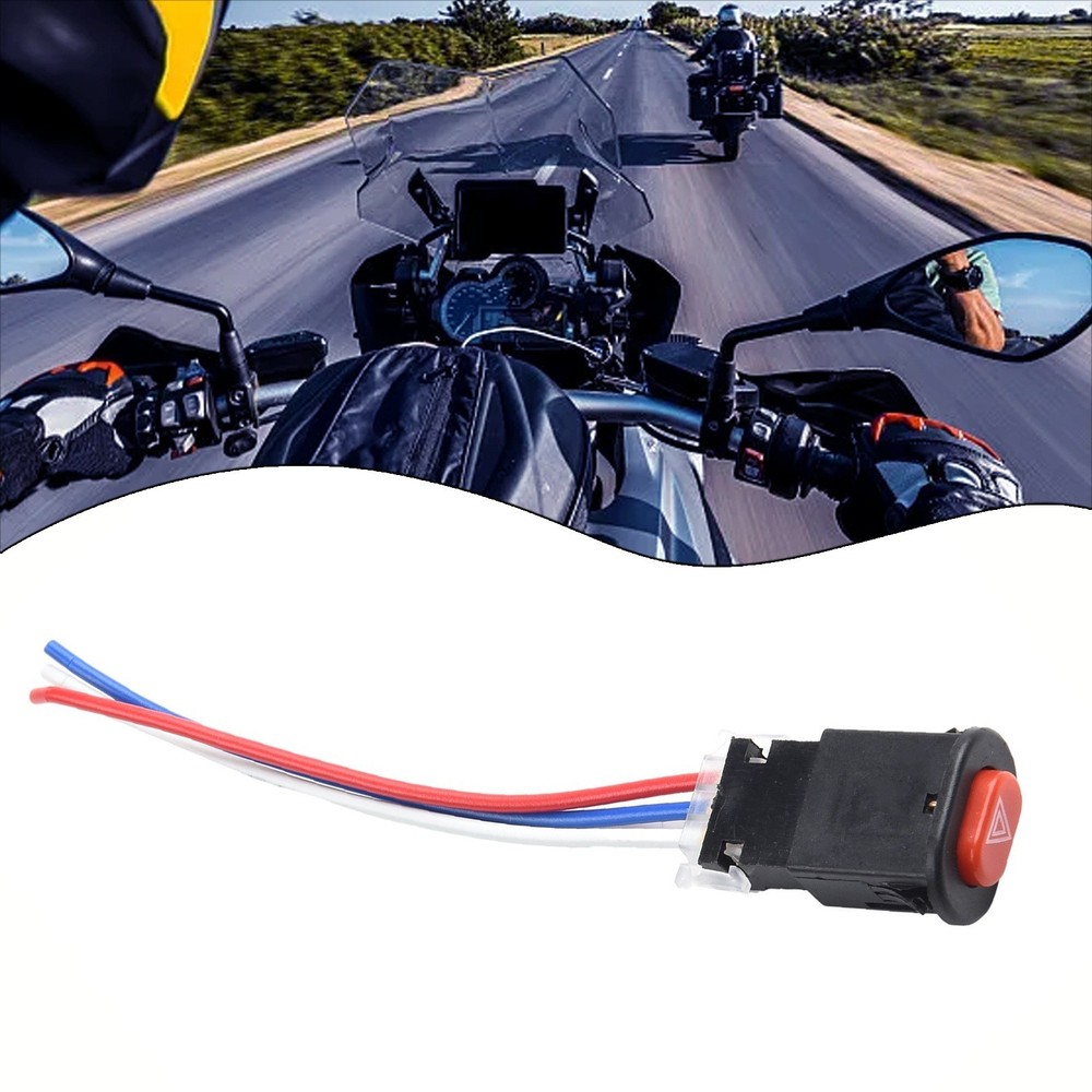 Switch Plastic Scooter 40x25mm Accessories Double Flash Lamp