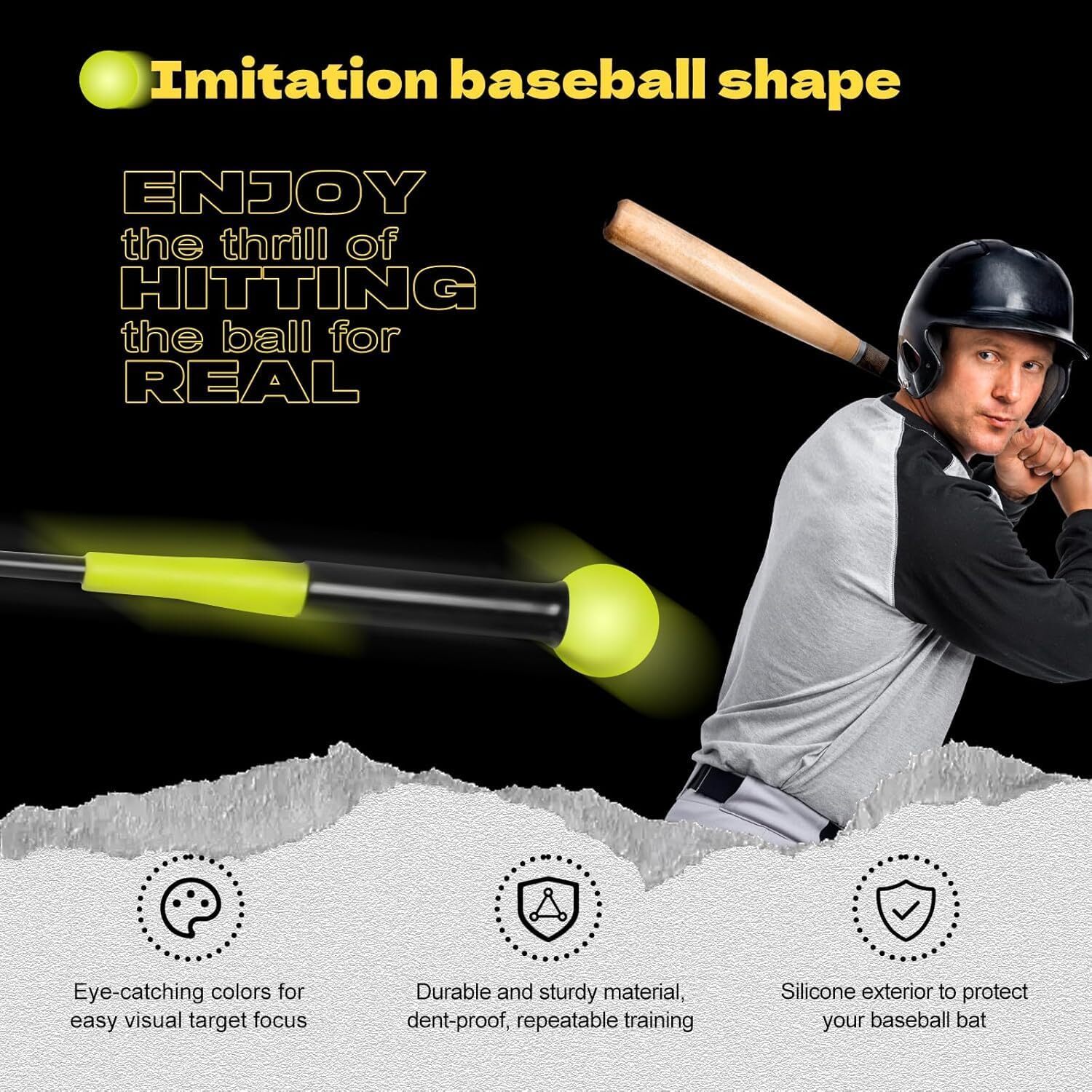 Baseball Softball Swing Trainer Aid, Adjustable Baseball Training Equipment