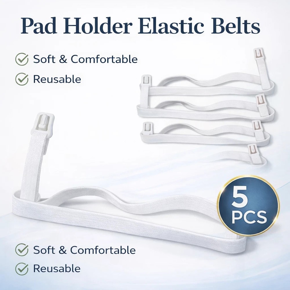 5X Belts for Sanitary Pad Model loop strap with soft (only belts Elastic)