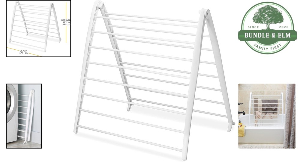 Compact Indoor Drying Rack, Space Saving Design for Efficient Laundry Drying