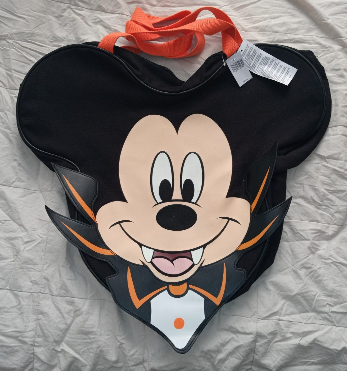 2025 Disney Parks Halloween Vampire Mickey Mouse Tote Bag new w/tags Free Ship