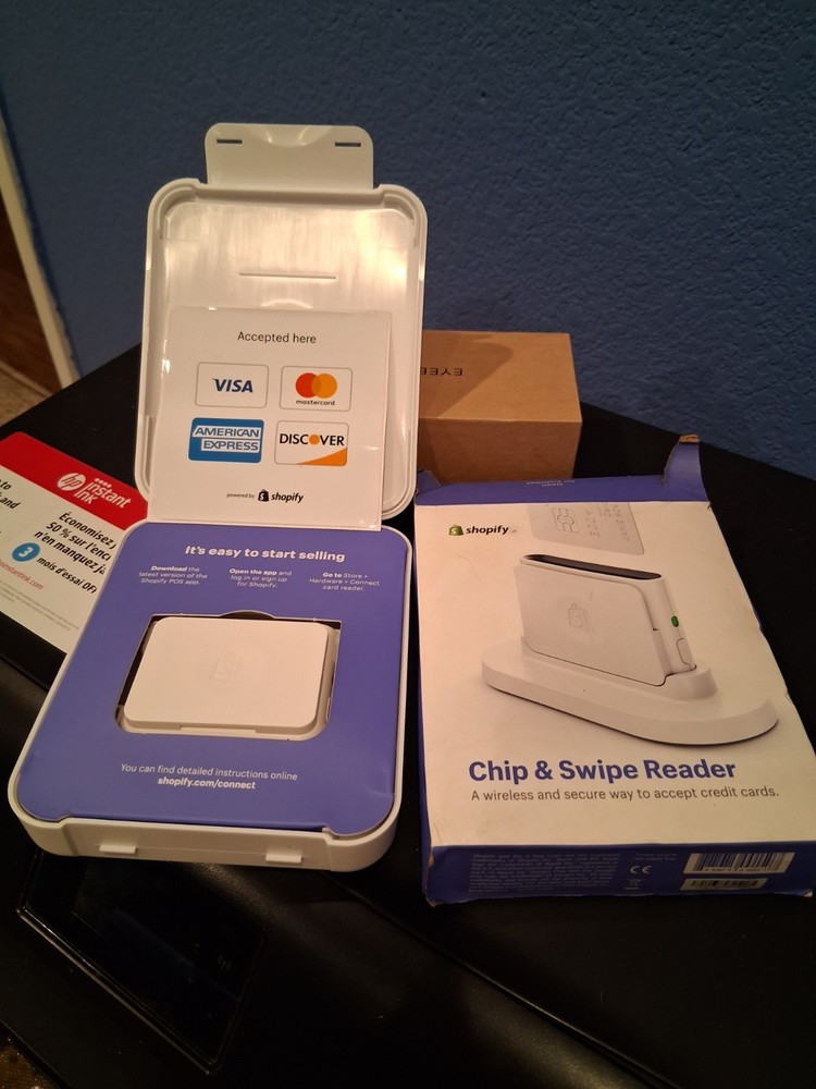 shopify tap chip card reader with dock