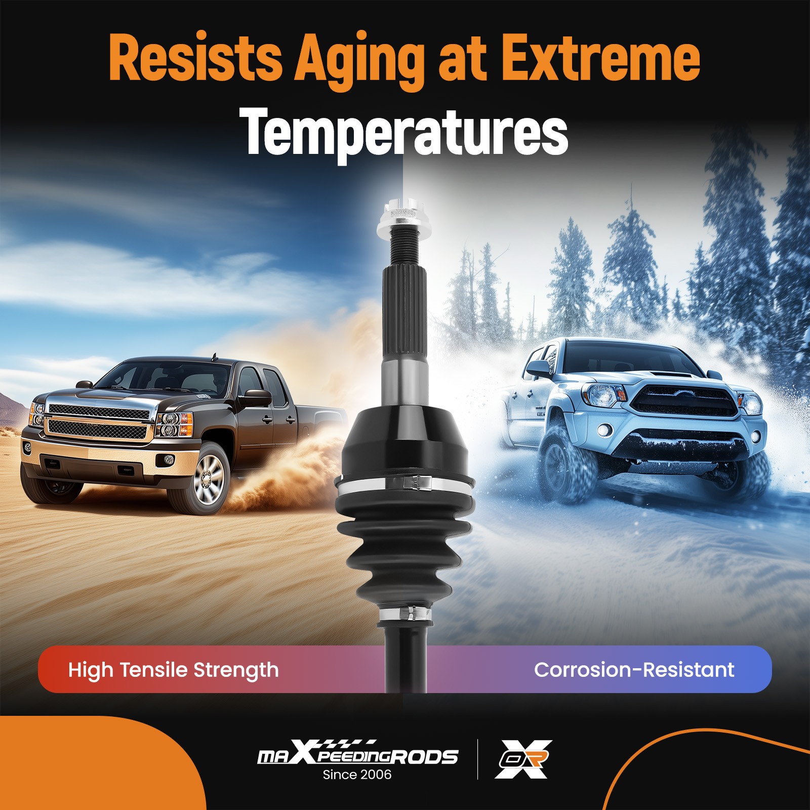 Pair Rear Left Right CV Joint Axle For Polaris Sportsman 450 HO 570 EPS 2016-20