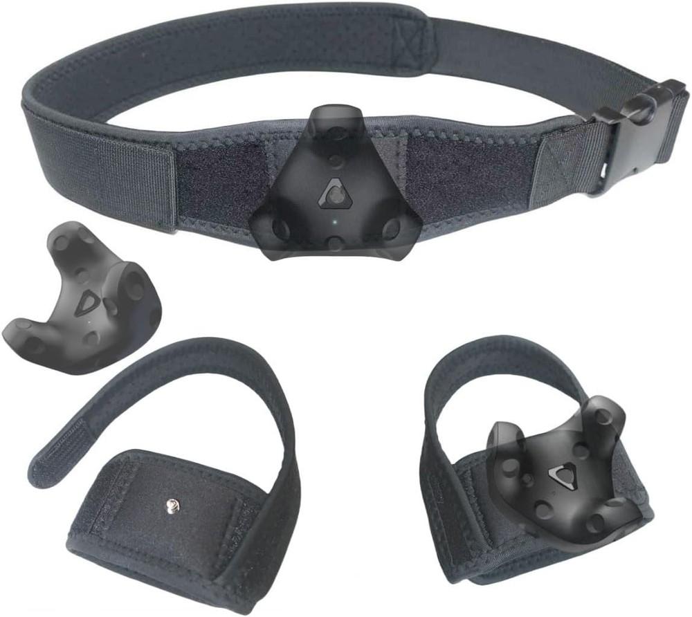 Universal 3-in-1 VR Tracker Straps for Full Body Tracking - Adjustable & Durable