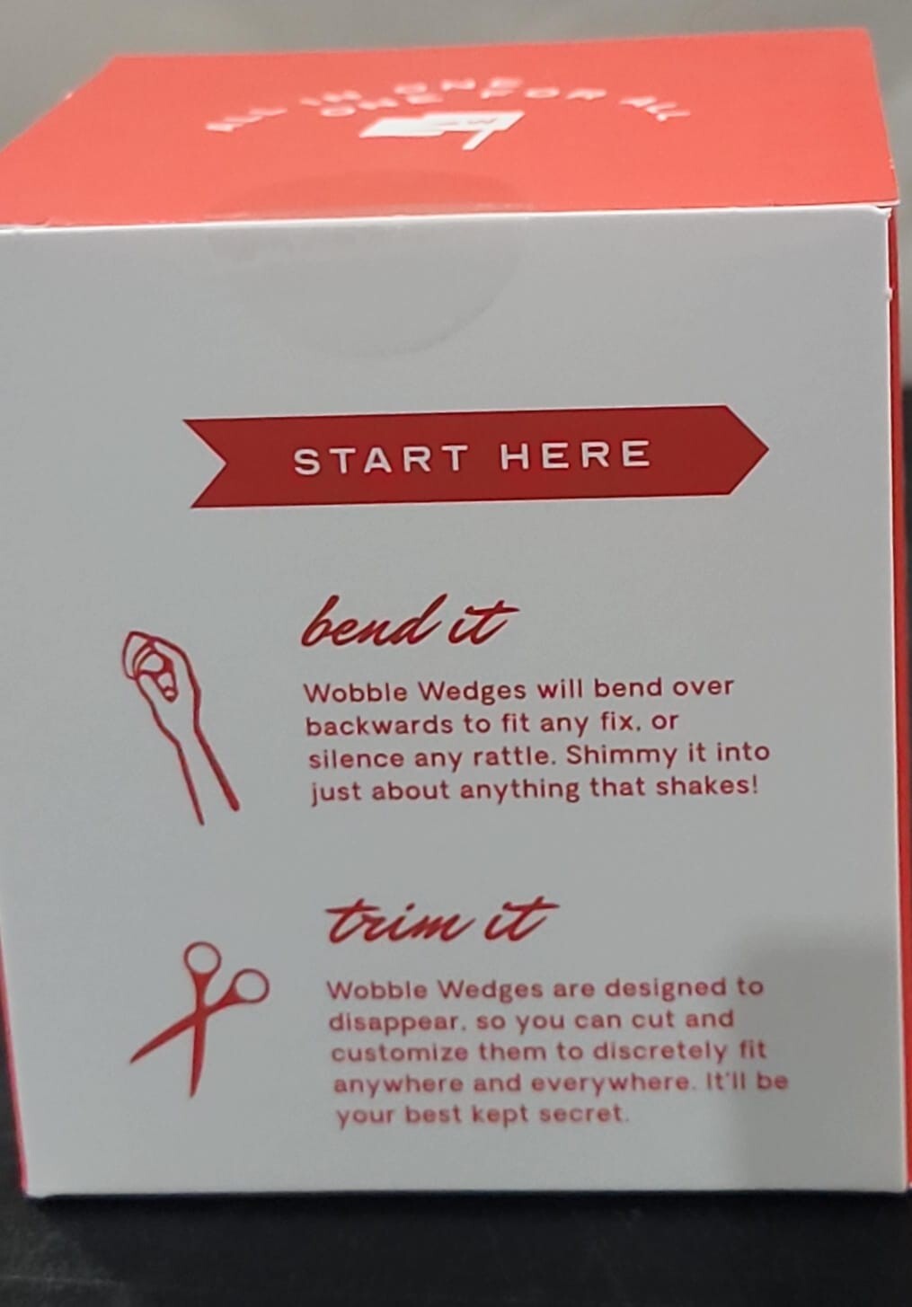 Wobble Wedges Flexible Plastic Shims ~ 30 Pack