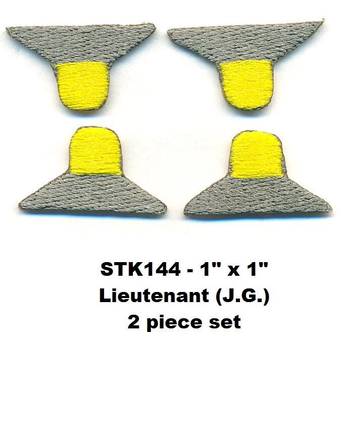 STAR TREK LIEUTENANT INSIGNIA PATCH - STK144