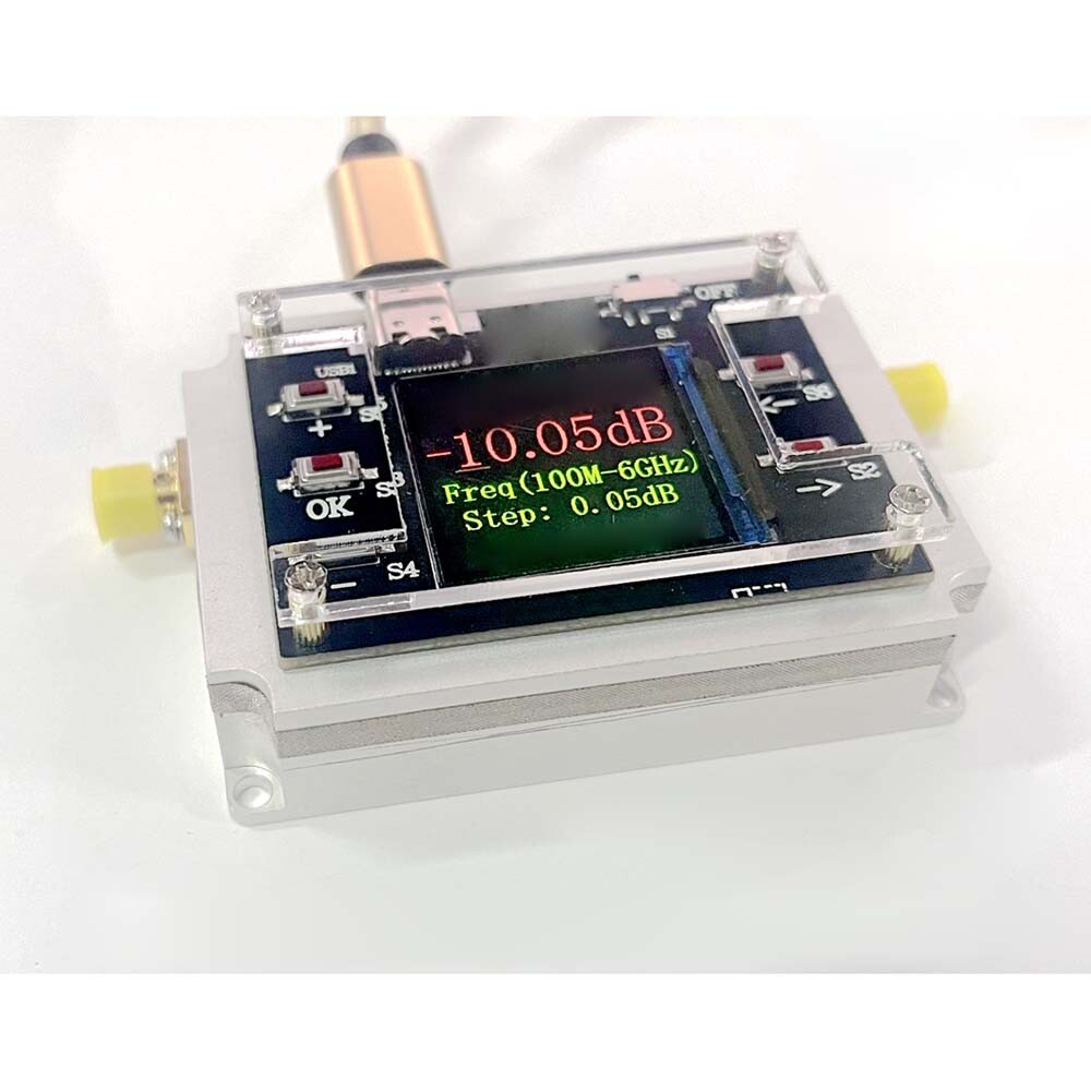 100M-6GHz 90DB High Isolation 0.05DB Attenuation Step+SMA