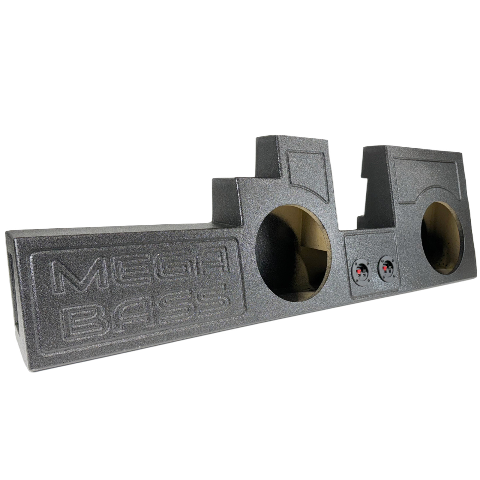 Super Duty Dual 10" Ported Subwoofer Box Enclosure For 99-16 Ford F250/350/450