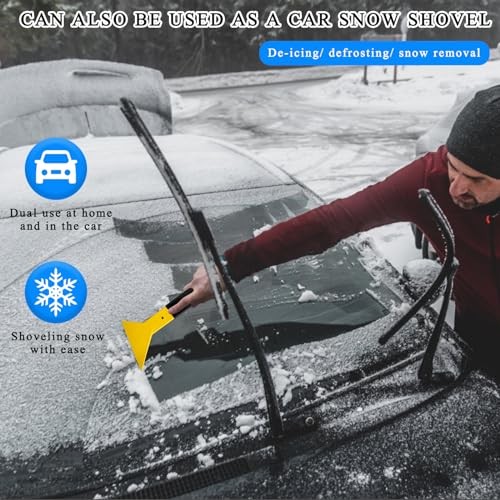 Window Tint Squeegee, Triangle Tinting Squeegee with Non-Slip Long Handle,