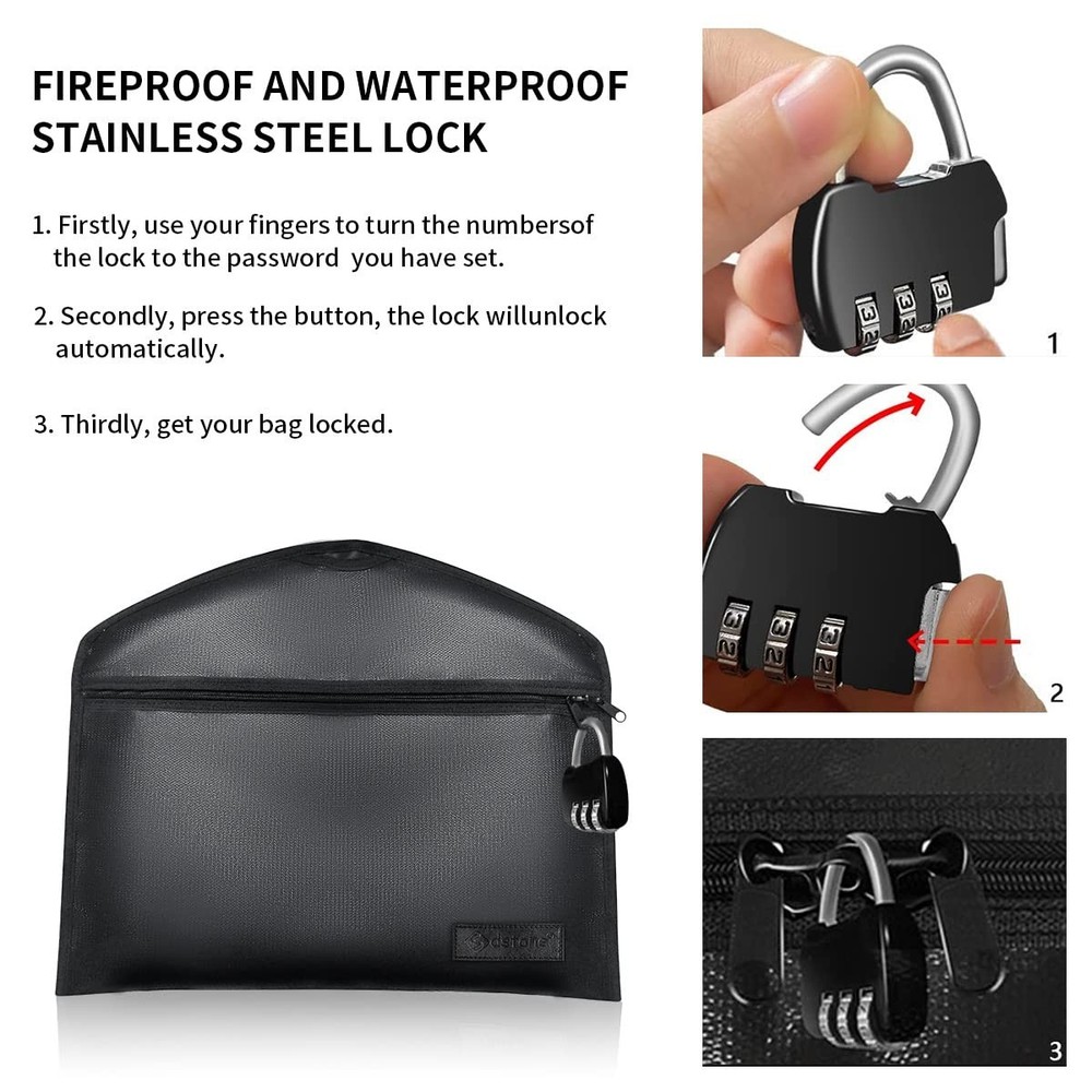 Hanger Diversion safe with Lock, Fireproof Hanger Safe with Small Fireproof B...