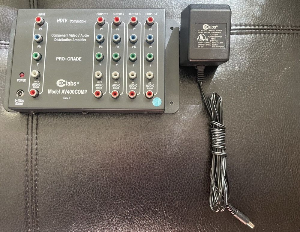 CELabs Pro-Grade Model AV400COMP Video Audio w/Power source