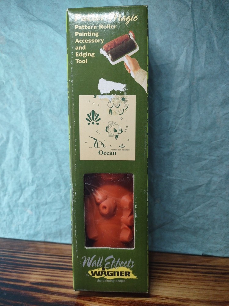 Wagner Wall Effects Pattern Magic Paint Roller 1999 Ocean NOS Sealed